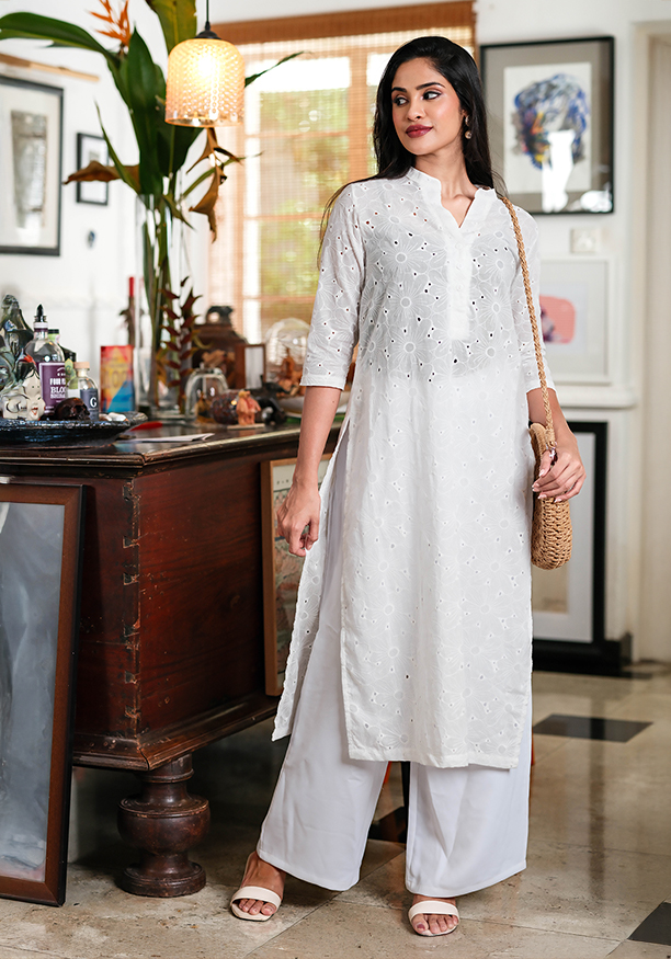 NIMI CUTLON KURTHA